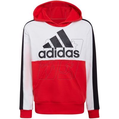 2. Adidas Colorblock Fleece Hoodie Jr HC5657 sweatshirt