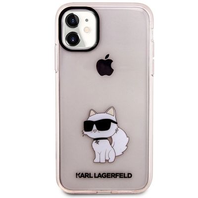 3. Karl Lagerfeld KLHCN61HNCHTCP iPhone 11 / Xr 6.1" pink/pink hardcase Ikonik Choupette
