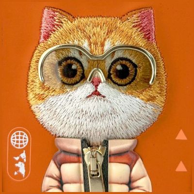 6. Nimmy Cool&Cute 2.0 Cat Case for iPhone 17 Pro - Orange