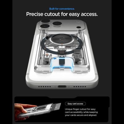 8. Spigen Ultra Hybrid Wallet MagSafe Magnetic Phone Wallet - Neo One
