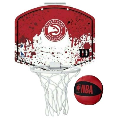  Mini Wilson NBA Team Atlanta Hawks Mini Hoop Basketball Backboard WTBA1302ATL 