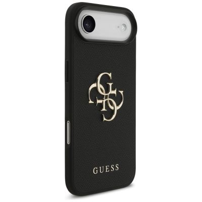 4. Guess Grained Big 4G & Classic Logo case for iPhone Air - black