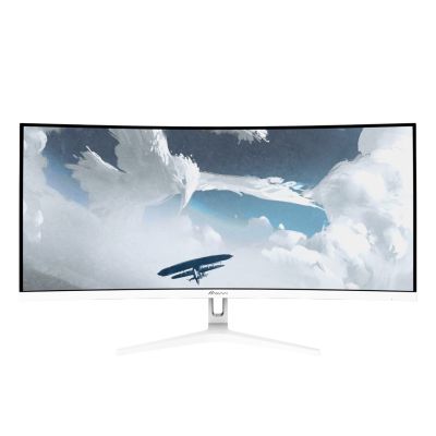 Arozzi Nova 34” Curved Computer Monitor 86.4 cm (34") 3440 x 1440 px 4K Ultra HD LED White