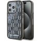 Karl Lagerfeld Liquide Glitter Monogram Gradient iPhone 15 Pro Max Case - Black