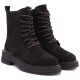 7. Women's leather ankle boots, suede, chocolate, Sergio Leone TR-02