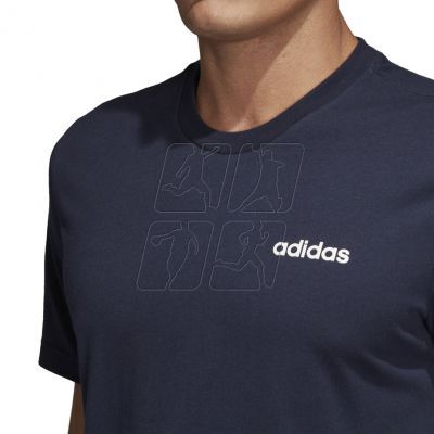 4. Adidas Essentials Plain Tee M DU0369