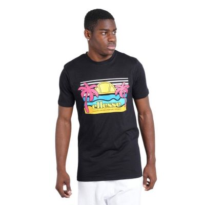 2. Ellesse men's t-shirt black Sechsaro Tee SHM13825011