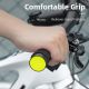 2. Rockbros 40720007001 bicycle grips with reflector - black
