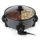 13. Tristar | Multifunctional XL grill pan | PZ-9135 | Diameter 30 cm | Grill | 1500 W | Lid included | Fixed handle | Black