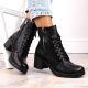 16. Potocki W WOL177A black platform ankle boots
