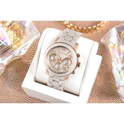 5. MICHAEL KORS Runway MK7386 Women's Watch + BOX