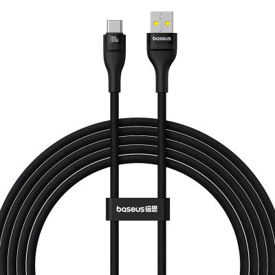 Baseus Flash 2 USB-USB C Cable 100w 2m (Black)