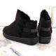 5. Black snow boots on the Big Star W INT1752 platform