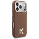 4. Karl Lagerfeld Karl Head Logo MagSafe Case for iPhone 17 Pro Max - Brown