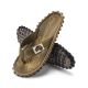 3. Gumbies Men's Flip-Flops ISLANDER FLIP-FLOP PALM LEAF KHAKI