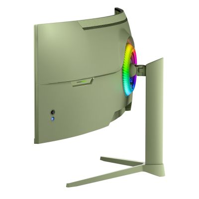 7. Arozzi Nova 49” Curved Computer Monitor 124.5 cm (49") 5120 x 1440 px Dual QHD LED Green