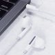 7. Acefast L14 in-ear wired headphones with 3.5 mm mini jack microphone - white