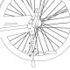 15. BICYCLE STAND REAR ADJUSTABLE 24''-28'' DUNLOP