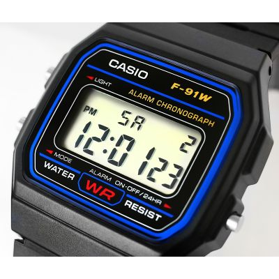 4. Men's Watch CASIO F-91W-1YEG + BOX