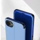 5. Clear View Case for iPhone 16e / 17e Flip Cover - Blue