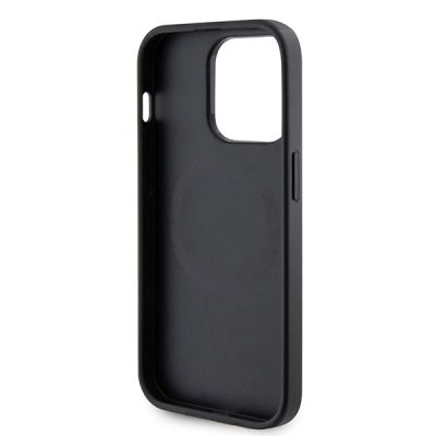7. Guess GUHMP15XPSAHMCK iPhone 15 Pro Max 6.7" black/black hardcase Saffiano MagSafe