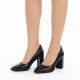 13. Black pumps with pointed toe, black Sergio Leone PB216