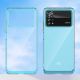 13. Outer Space Case for Xiaomi Poco X4 Pro 5G cover with a flexible frame blue
