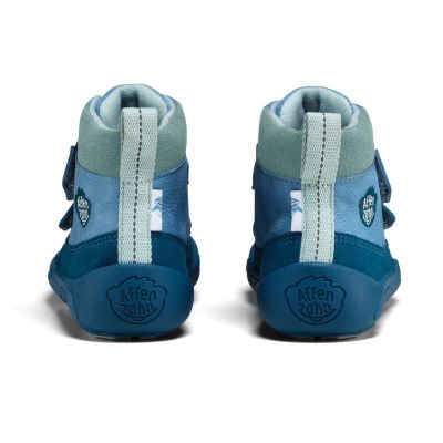 2. Affenzahn Friendy Shark Leather Barefoot Boots (01488-30211)