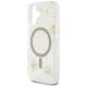 6. Guess Resin Flowers Glitter MagSafe iPhone 16 Case - Beige