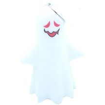 DECORATIVE KEYRING PENDANT GHOST LED RED EYES