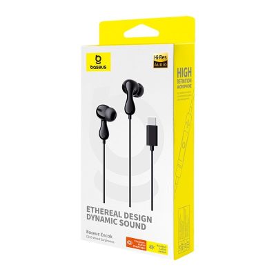 7. Baseus Encok CZ20 Earphones (black)
