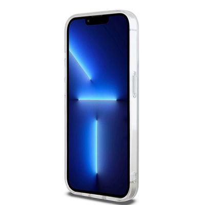 5. DKNY IML Mono & Stripe MagSafe case for iPhone 15 Pro Max - beige