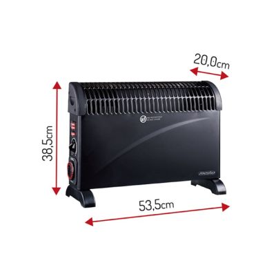 8. MESKO MS 7741b convector heater black