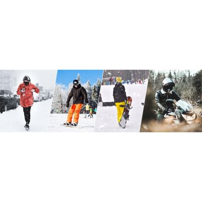 4. Rockbros LF7345BK sports balaclava insulated - black