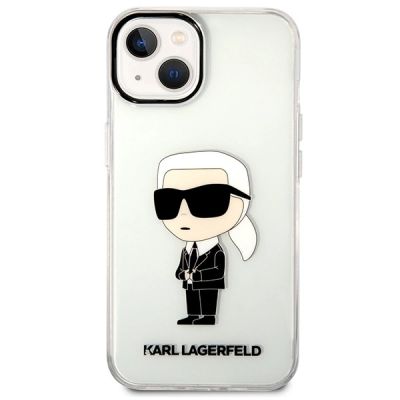 3. Karl Lagerfeld Ikonik Karl Lagerfeld Case for iPhone 13 / 14 / 15 - Transparent