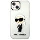 3. Karl Lagerfeld Ikonik Karl Lagerfeld Case for iPhone 13 / 14 / 15 - Transparent