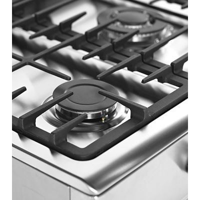 5. Ravanson KWGE-K90A Cheff gas-electric cooker (stainless steel)