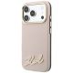 2. Karl Lagerfeld Grained with Resin Signature Logo MagSafe Case for iPhone 18 Pro / 17 Pro - Pink