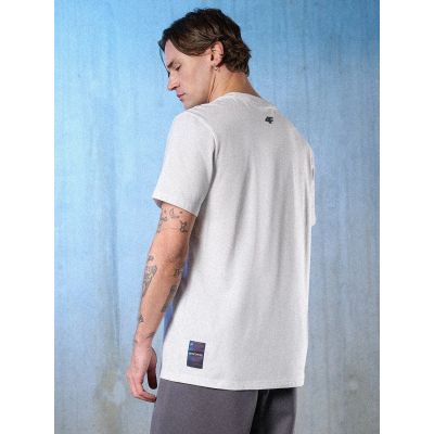 2. Men's regular printed T-shirt 4F 4FRSS26TTSHM3658-10S