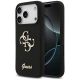 Guess Silicone Big 4G Script Case for iPhone 17 Pro - Black