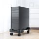 5. Orico CPB4 Adjustable Computer Stand with Wheels - Black