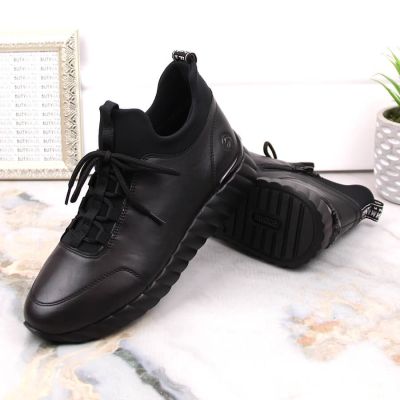 6. Rieker W RKR611B leather shoes black