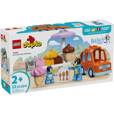 LEGO DUPLO Bluey 10458 Ice Cream Trip with Blue