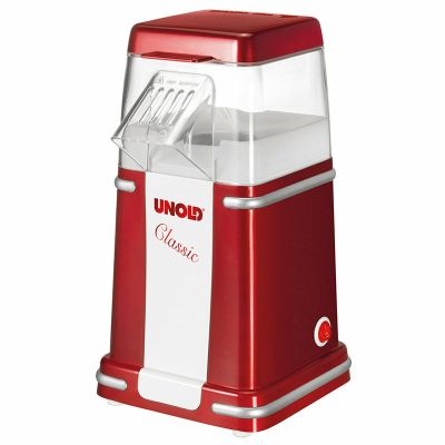 Unold Classic Popcorn Maker Red, Silver, White 900W