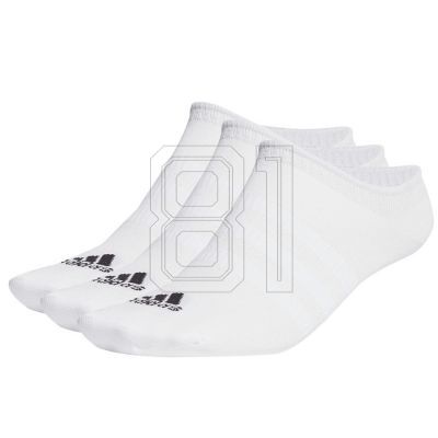 3. Adidas Thin and Light No-Show HT3463 socks