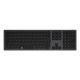 2. KeySonic KSK-8023BTRF (DE) Universal Bluetooth QWERTZ Keyboard German Anthracite, Black