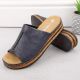 7. Comfortable Rieker W RKR670 navy blue flip-flops