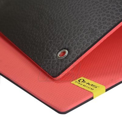 11. Club fitness mat with holes HMS Premium MFK03 Red-Black