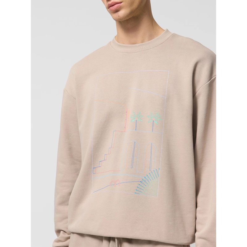 4. Men's Outhorn OTHWSS24TSWSM1172-83S non-zip sweatshirt without hood