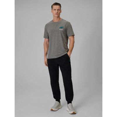 3. Men's regular plain T-shirt 4F 4FRSS26TTSHM3990-24M